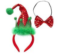 (TG. 33 x 5 x 15 cm) WIDMANN 04162 - Mini Cappello Babbo Natale con 2 Campanelli