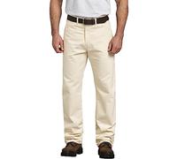 (TG. 33W / 32L) Dickies - Pantaloni da Uomo Naturale W33 / L32 - NUOVO