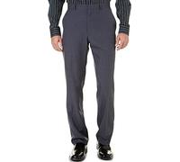 (TG. 33W / 32L) Perry Ellis - Pantaloni da uomo Carbone Plaid W33 / L32 - NUOVO