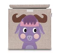(TG. 33x33x33 cm (1er Pack)) LIFENEY Scatola portaoggetti con coperchio e bufalo