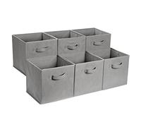 (TG. 33x33x33 cm) Amazon Basics Confezione da 6 cubi portaoggetti pieghevoli in