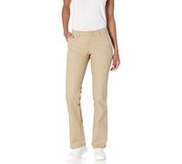 (TG. 34 Corto) Dickies Women's Slim Fit Boot Cut Stretch Twill Pant, Desert Sand