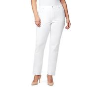 (TG. 34 Corto) Gloria Vanderbilt Amanda Taper Jeans, Bianco Vintage, 34 Corto Do