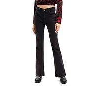 (TG. 34) Desigual Denim_MIA, 2000 Black Jeans, 34 da Donna - NUOVO
