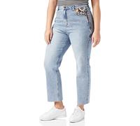 (TG. 34) Desigual Denim_Rivers Jeans, Blu, 40 Donna - NUOVO