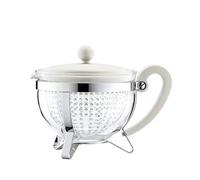 (TG. 34-Oz.) Bodum Chambord Teiera Con Coperchio Colorato In Plastica, Manico E