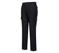 (TG. 34) Portwest Stretch Combat Trousers Color Black Talla 36 - NUOVO