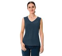 (TG. 34) VAUDE Top Essenziale da Donna, Dark Sea Uni, 34 - NUOVO