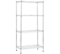 (TG. 34 x 58.9 x 121.9 cm (D x W x H)) Amazon Basics Scaffaliera a 4 ripiani str