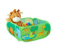 (TG. 34 x 71 x 71 cm) Relaxdays Piscina di Palline Pop Up, Box in Stoffa con 50