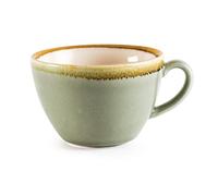 (TG. 340ml) Olympia Kiln GP480 Moss tazza da cappuccino, porcellana, 340 ml, col