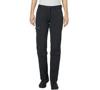 (TG. 34W Corto) VAUDE, Farley Stretch Capri T-Zip II, Donna, Pantaloni, Nero (Bl