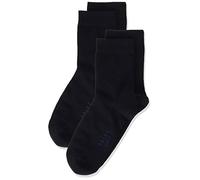 (TG. 35-38) Falke Happy Calze, Blu (Sortiment 0030), 35-38 (Pacco da 2) Bambino