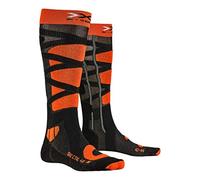 (TG. 35-38) X-Socks Ski Control 4.0, Calzini Unisex-Adulto, Anthracite Melange/X