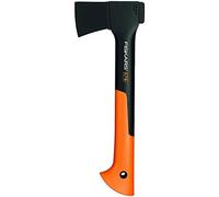 (TG. 35.5 Cm) Fiskars Ascia da taglio, 35,5 cm, Rivestimento antiaderente, Accia