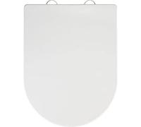 (TG. 35.5 x 47 x 10 cm) Wenko 22414100 Calla, copriwater in termoplastica Bianco
