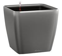 (TG. 35 cm) Lechuza Set Completo Vaso Quadro Premium 35, Colore Antracite Metall