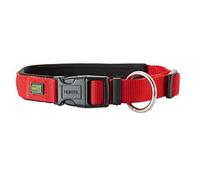 (TG. 35) HUNTER H-92709 Collare Neopren Vario Plus 30-35 Cm, 15 Mm, Rosso/Nero -