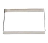 (TG. 35 x 25 x 4.5 cm) Decora 35 X 25 X H 4,5 CM 0063768 Rettangolo in Acciaio I