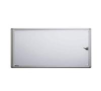 (TG. 35 x 71,1 x 2,7 cm) MAUL 6820308, Teca extraslim 3 x A4, Alluminio (Alu) -