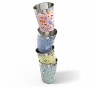 (TG. 350 ml) Sigg Set di tazze acciaio per bambini (4 x 0.35 L) Daydream, Tazza