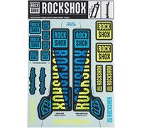 (TG. 35mm) Rockshox Troy Lee Designs-B/G, Kit Decorativo. Unisex-Adulti, Blu/Gia