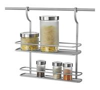 (TG. 35x13x38 cm) Metaltex serie City Line - Mensola a 2 piani - (350712) - NUOV