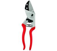(TG. 35x15x5 cm) FELCO - Forbici a Incudine, Numero 32, Argento/Rosso, 35 x 15 x