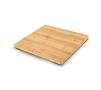 Soehnle Style Sense Bamboo Magic Bilancia pesapersone digitale, Bilancia digitale con display LED a scomparsa, Bilancia persone in bambù naturale