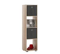 (TG. 36.5x33x140.5 cm) 13Casa - Capri C10 - Libreria. Dim: 36,5x33x141 h cm. Col