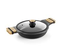 (TG. 36 cm) Bra Market - Casseruola bassa 36 cm, alluminio pressofuso con antiad