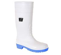 (TG. 36) Portwest FW95WHR36 Stivale Total Safety Wellington S5, Bianco, 36 - NUO