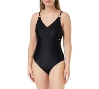 (TG. 36) Speedo Shaping Strappy 1 Piece Costume da Bagno, Nero, 64 Women's - NUO
