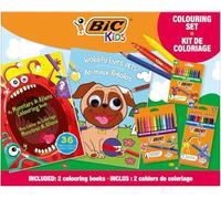 (TG. 36 unit (Confezione da 1)) BIC Kids Fun Colouring Set, Set Disegno per Bam