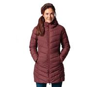 (TG. 36) VAUDE Cappotto da Donna Annecy Down Giacca, Cherry Scuro, 36 - NUOVO