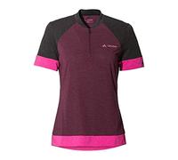 (TG. 36) VAUDE Maglietta da Donna Altissimo Q-Zip, Cassis, 36 - NUOVO