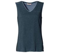 (TG. 36) VAUDE Top Essenziale da Donna, Dark Sea Uni, 36 - NUOVO