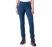 (TG. 36) VAUDE Women's Wintry Pants V Pantaloni, Dark Sea Uni, 36 Donna - NUOVO