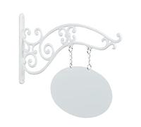 (TG. 36 x 43 x 3 cm) Relaxdays Insegna Personalizzata in Ghisa, Targa da Porta B