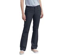 (TG. 36 x Lange) Dickies Pantaloni da Donna in Twill Elasticizzato con Parte Ant