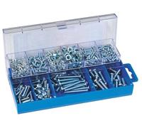 (TG. 366 Pieces) Draper 61272 - Set viti a testa cilindrica con calotta e dadi,