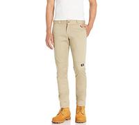 (TG. 36W / 34L) Dickies Uomo, Pantaloni da Lavoro Double Knee Skinny, Taglio Dri