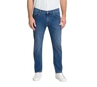 (TG. 36W / 36L) Pioneer Pantaloni Uomo 5 Pocket Denim Jeans, Azzurro Slavato, 36