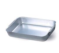 (TG. 36x26x8 cm) Pentole Agnelli ALMA15036 Rostiera Rettangolare con Maniglie, A