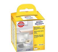 (TG. 36x89 mm) Avery Italia AS0722400 Etichetta adesive bianche In Rotolo Per In