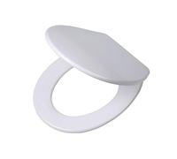 (TG. 37.0x5.5x45.0 cm) Tiger Boston Sedile per WC, Duroplast, Bianco, 37 x 5,5 x
