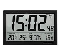 (TG. 37 cm x 23 cm) TFA Dostmann orologio digitale XL, 60.4510.01, radiocomandat