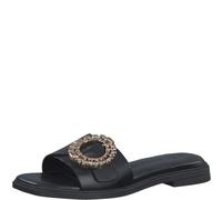 (TG. 37 EU) MARCO TOZZI Donna 2-2-27153-20, Ciabatte, Colore: Nero e Oro, 37 EU