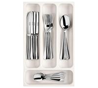 (TG. 37 x 22,2 x 4,5 cm) Tescoma 899410 FlexiSpace Porta Posate da Cassetto, Pla