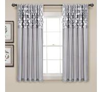 (TG. 38.1L x 61A cm (1 Pannelli)) Lush Decor Circle Dream - Set di tende per fin